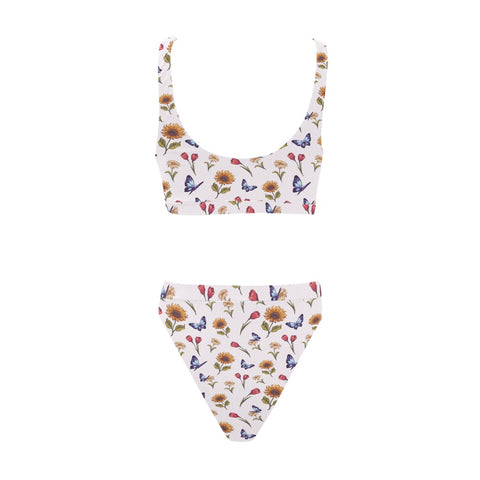 Summer-Garden-Womens-Bikini-Set-White-Back-View