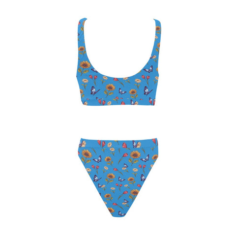 Summer-Garden-Womens-Bikini-Set-Blue-Back-View