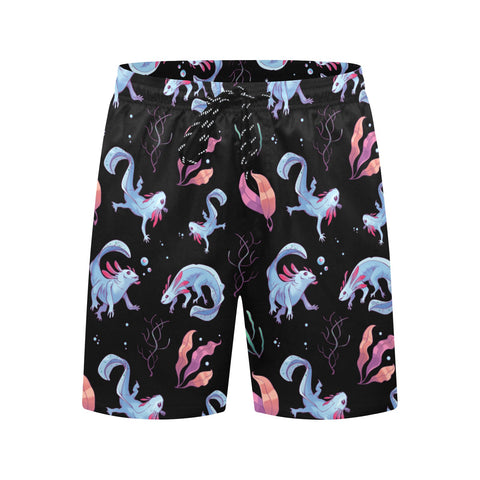 Axolotl-Mens-Swim-Trunks-Black-Front-View