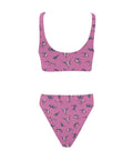 Sparrow-Womens-Bikini-Set-Pink-Back-View