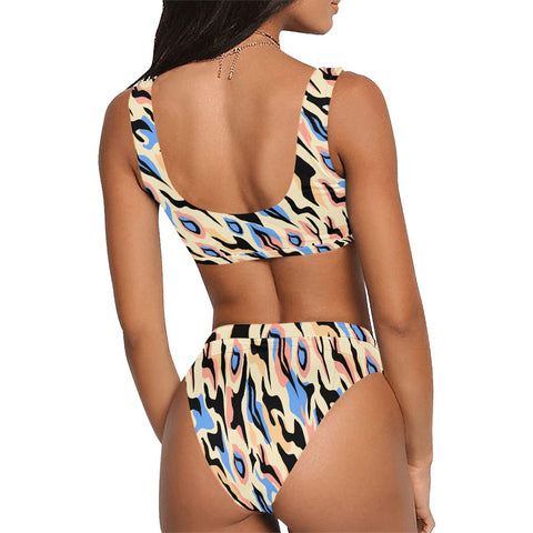 Exotic-Womens-Bikini-Set-Blue-Exotic-Model-Back-View
