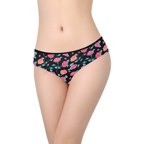 Painted Roses Women's Hipster Underwear