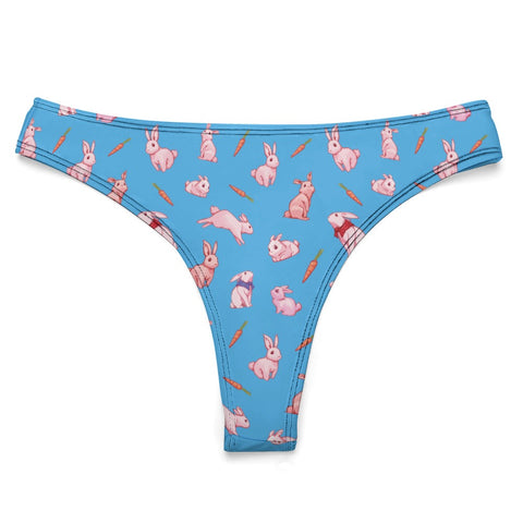 Bunny-Womens-Thong-Sky-Blue-Product-Front-View