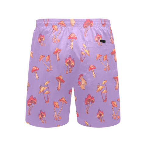 Mushroom-Mens-Swim-Trunks-Light-Purple-Back-View