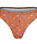 Thanks-Giving-Women's-Thong-Pumpkin-Product-Back-View