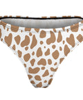 100%-Grass-Fed-Women's-Thong-Brown-Product-Back-View