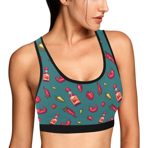 Spicy-Womens-Bralette-Teal-Model-Side-View