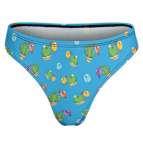 Opposites-Attract-Women's-Thong-Sky-Blue-Product-Back-View