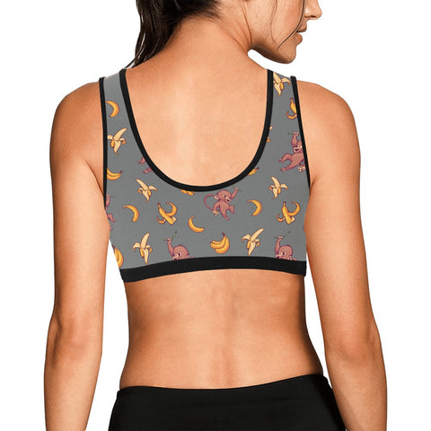Baby-Monkey-Womens-Bralette-Charcoal-Model-Back-View