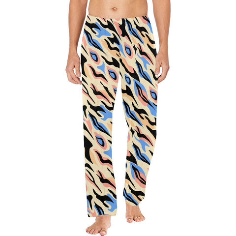 Exotic-Mens-Pajama-Blue-Exotic-Model-Front-View