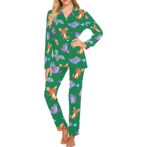 Cute Kaijus Women's Pajama Set