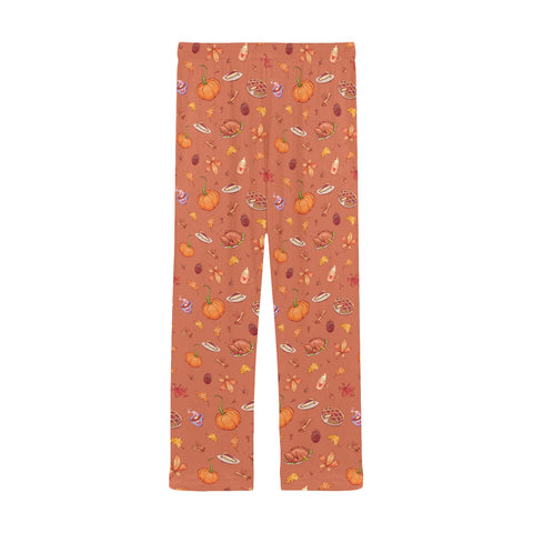 Thanksgiving-Mens-Pajama-Pumpkin-Back-View