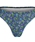 Jungle-Flower-Womens-Thong-Blue-Purple-Product-Back-View