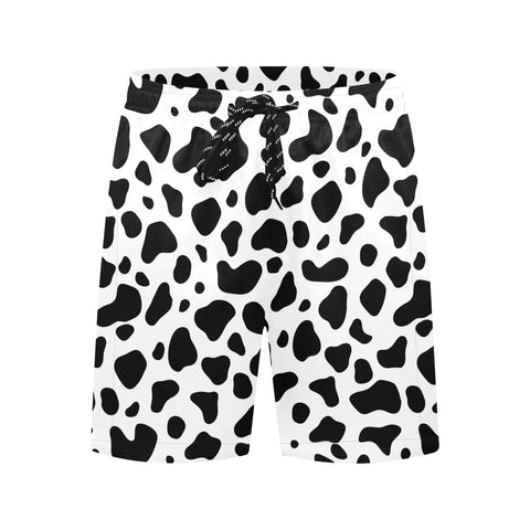 100%-Grass-Fed-Men's-Swim-Trunks-Black-Front-View