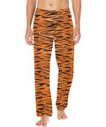 Animal-Print-Mens-Pajama-Tiger-Model-Front-View