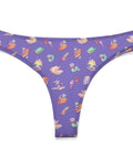 Book-Worm-Women's-Thong-Purple-Product-Front-View