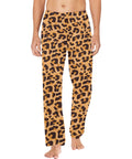 Animal-Print-Mens-Pajama-Leopard-Model-Front-View