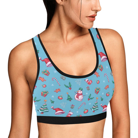 Christmas-Womens-Bralette-Sky-Blue-Model-Side-View