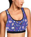 Witch-Core-Womens-Bralette-Blue-Model-Side-View