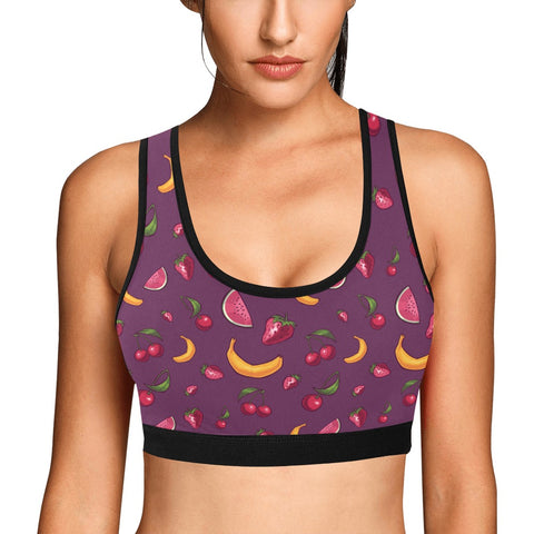 Fruit-Punch-Womens-Bralette-Purple-Model-Front-View