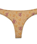 Baby-Monkey-Women's-Thong-Mustard-Product-Front-View