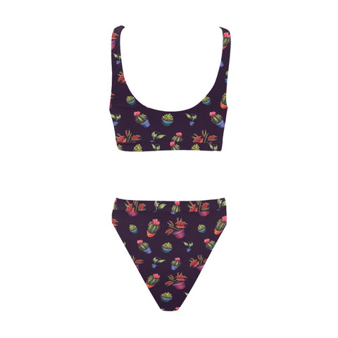 House-Plant-Womens-Bikini-Set-Midnight-Blue-Back-View