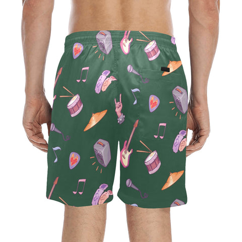 Rock 'N' Roll Men's Swim Trunks