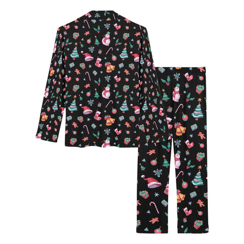Christmas-Womens-Pajama-Black-Product-View