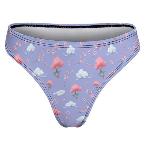 Sakura-Tree-Womens-Thong-Lavender-Product-Back-View