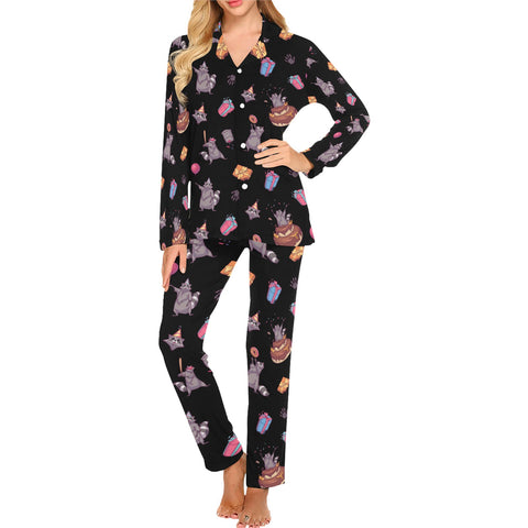 Birthday Raccoons Women's Pajama Set