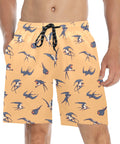 Sparrow-Mens-Swim-Trunks-Yellow-Model-Front-View