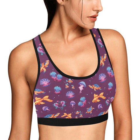 Sea-Life-Womens-Bralette-Plum-Model-Side-View