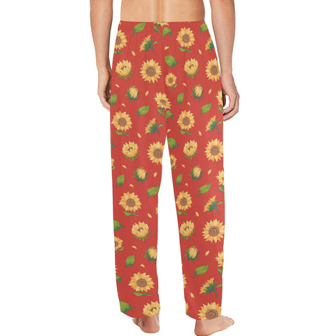 Sunflower-Mens-Pajama-Dark-Orange-Model-Back-View