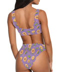Sunflower-Womens-Bikini-Set-Lavender-Model-Back-View