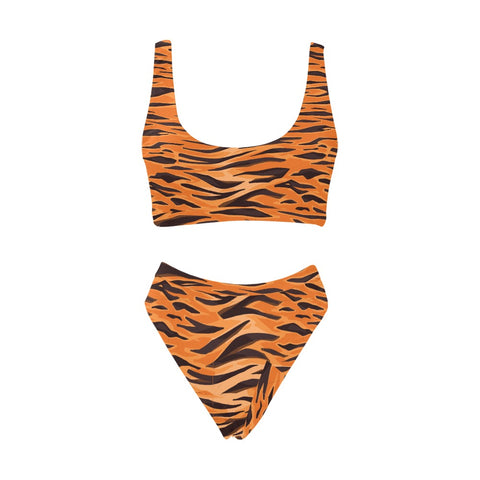 Animal-Print-Womens-Bikini-Set-Tiger-Front-View