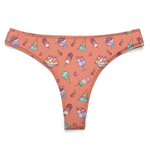 Banana-Split-Womens-Thong-Peach-Product-Front-View