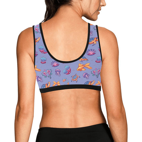 Sea-Life-Womens-Bralette-Lavender-Model-Back-View