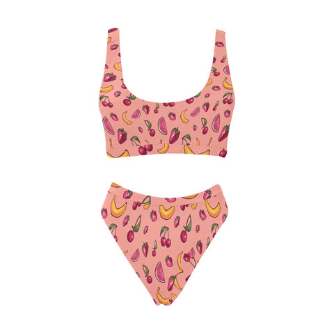 Fruit-Punch-Womens-Bikini-Set-Coral-Front-View