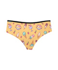 Banana-Split-Womens-Hipster-Underwear-Yellow-Product-Back-View