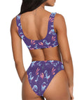 Axolotl-Womens-Bikini-Set-Dark-Purple-Model-Back-View