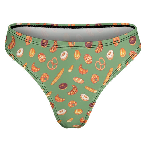 Sweet-Treats-Womens-Thong-Green-Product-Back-View