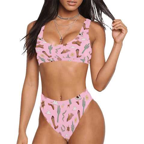 Country-Womens-Bikini-Set-Pink_1-Model-Front-View