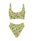 Fruit-Punch-Womens-Bikini-Set-Lime-Green-Front-View
