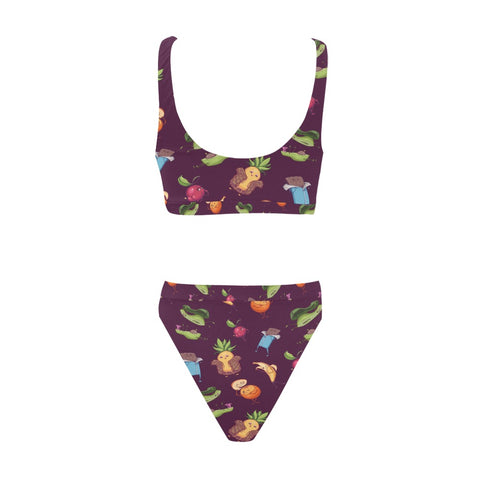 Flirty Fruit Two Piece Bikini Swimsuit