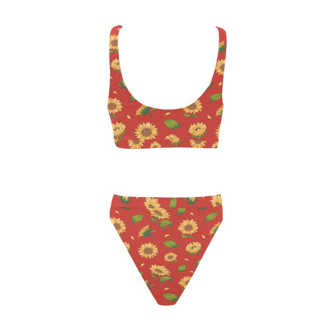 Sunflower-Womens-Bikini-Set-Dark-Orange-Back-View