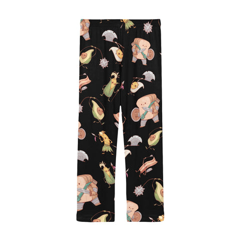 Food Fight Men's Pajamas