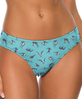 Sparrow-Womens-Thong-Turquoise-Model-Front-View