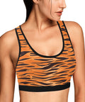 Animal-Print-Womens-Bralette-Tiger-Model-Side-View