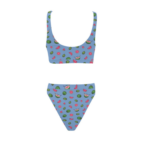 Watermelon-Womens-Bikini-Set-Cornflower-Blue-Back-View
