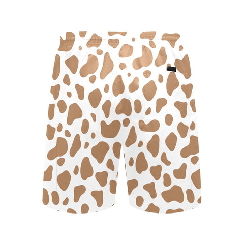 100%-Grass-Fed-Men's-Swim-Trunks-Brown-Back-View